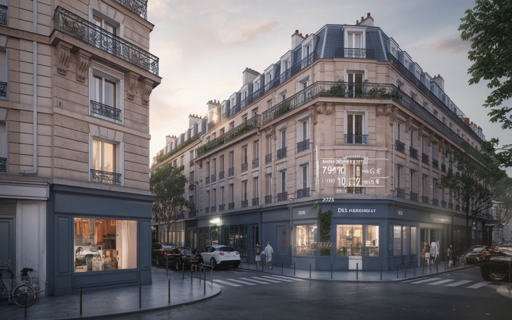 Évolution du prix au mètre carré Rue des Poissonniers dans le quartier Grandes-Carrières à Paris 18