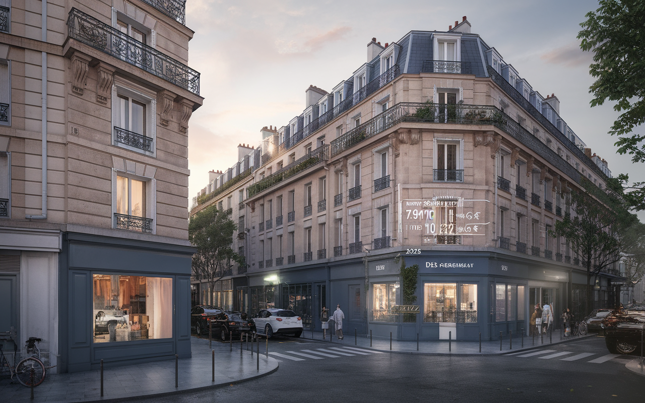 Évolution du prix au mètre carré Rue des Poissonniers dans le quartier Grandes-Carrières à Paris 18