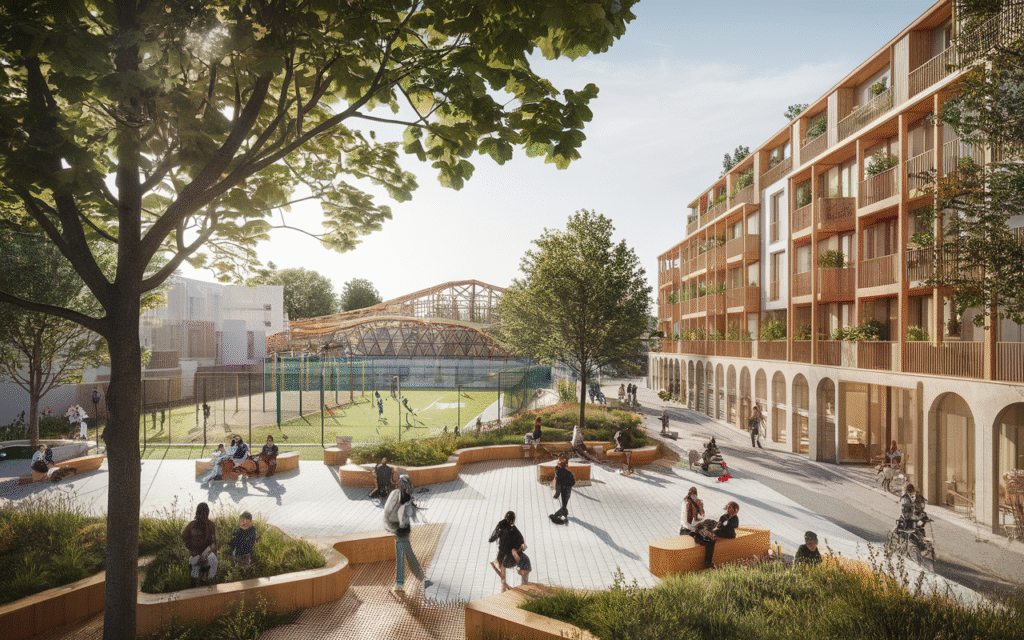 Vue d'ensemble des projets urbains en cours dans le quartier de la Goutte-d’Or à Paris