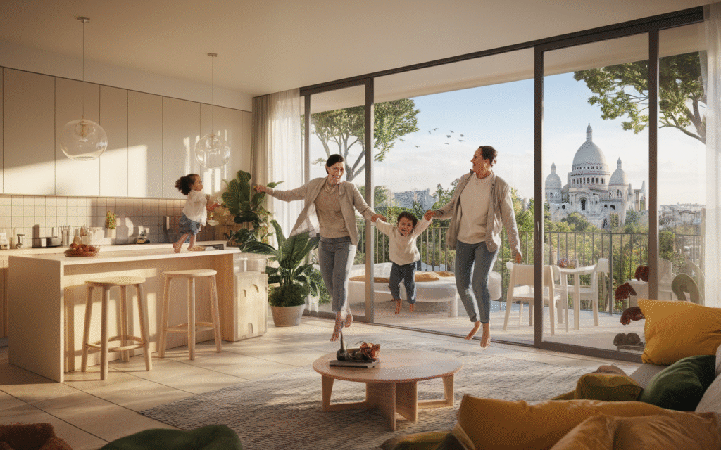 Appartement familial à vendre dans le 18e arrondissement de Paris