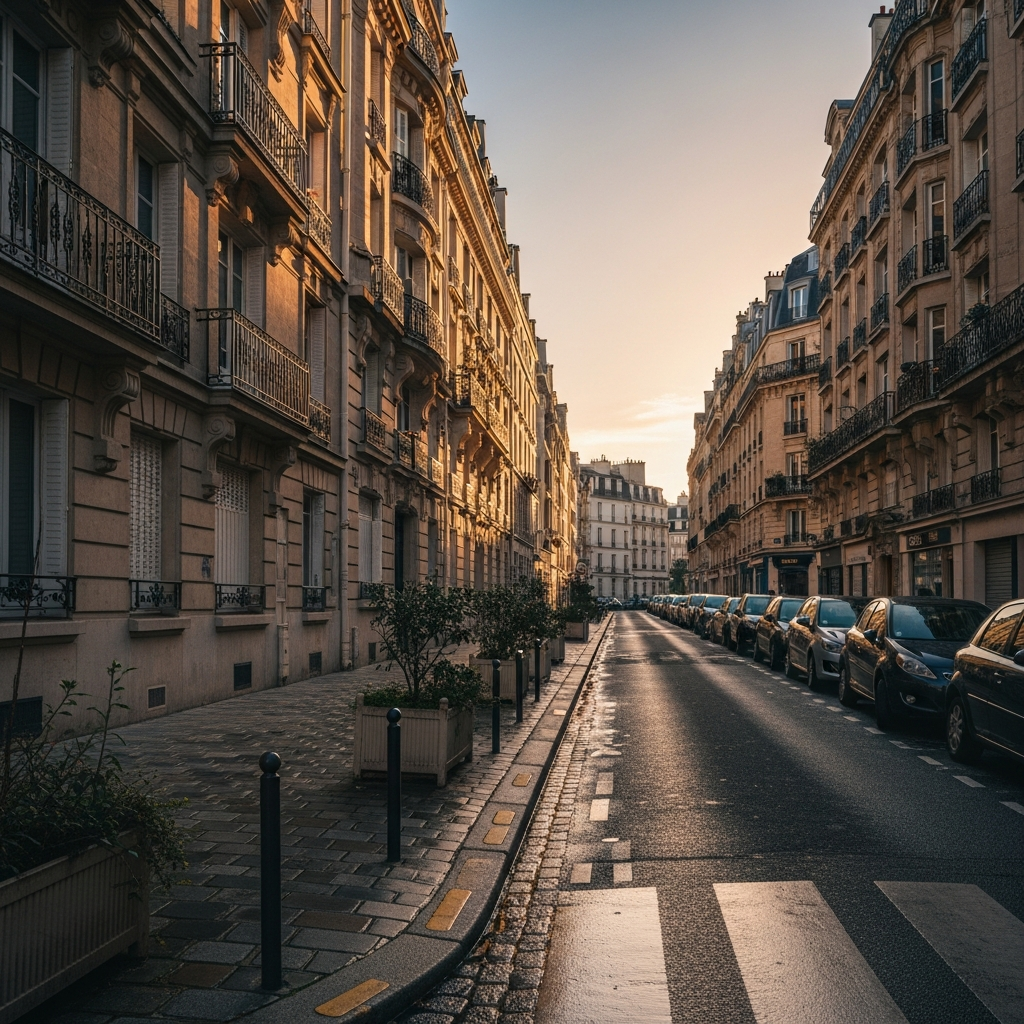 Façade d’une maison à estimer située Rue de l’Évangile, quartier La Chapelle dans le 18e arrondissement de Paris