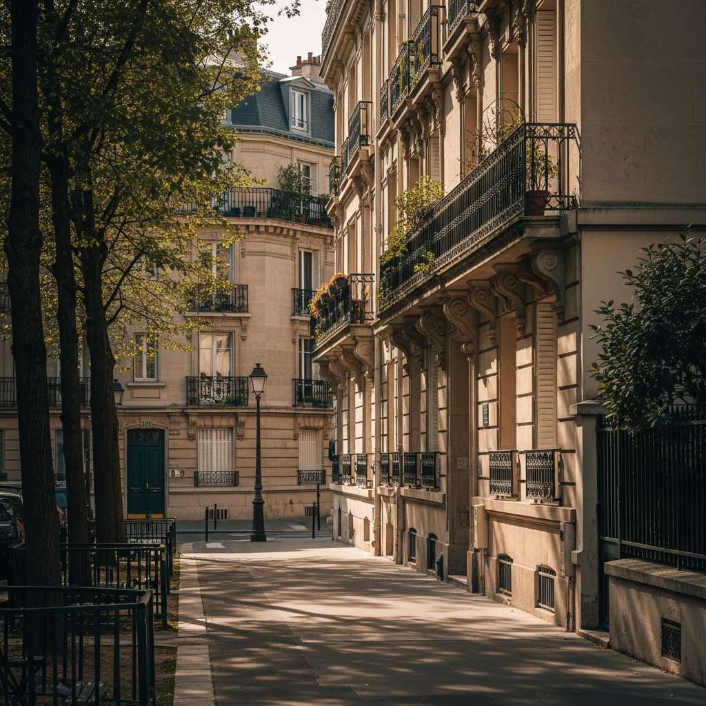 Façade d'une maison à estimer dans le quartier Grandes-Carrières, Rue des Martyrs, Paris 18e