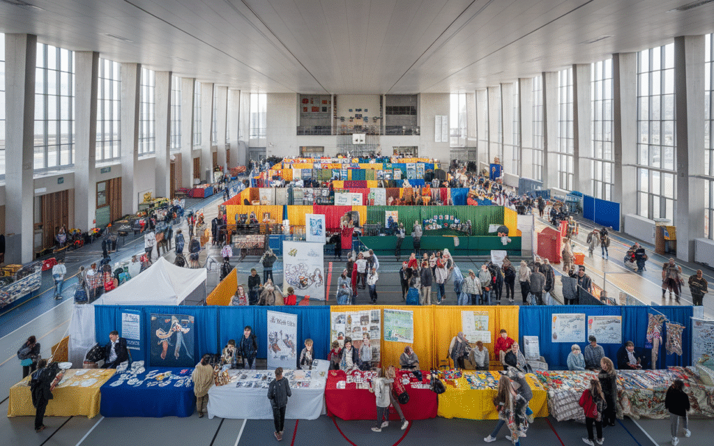 Stand d'une association lors du Forum des Associations à Paris 18e