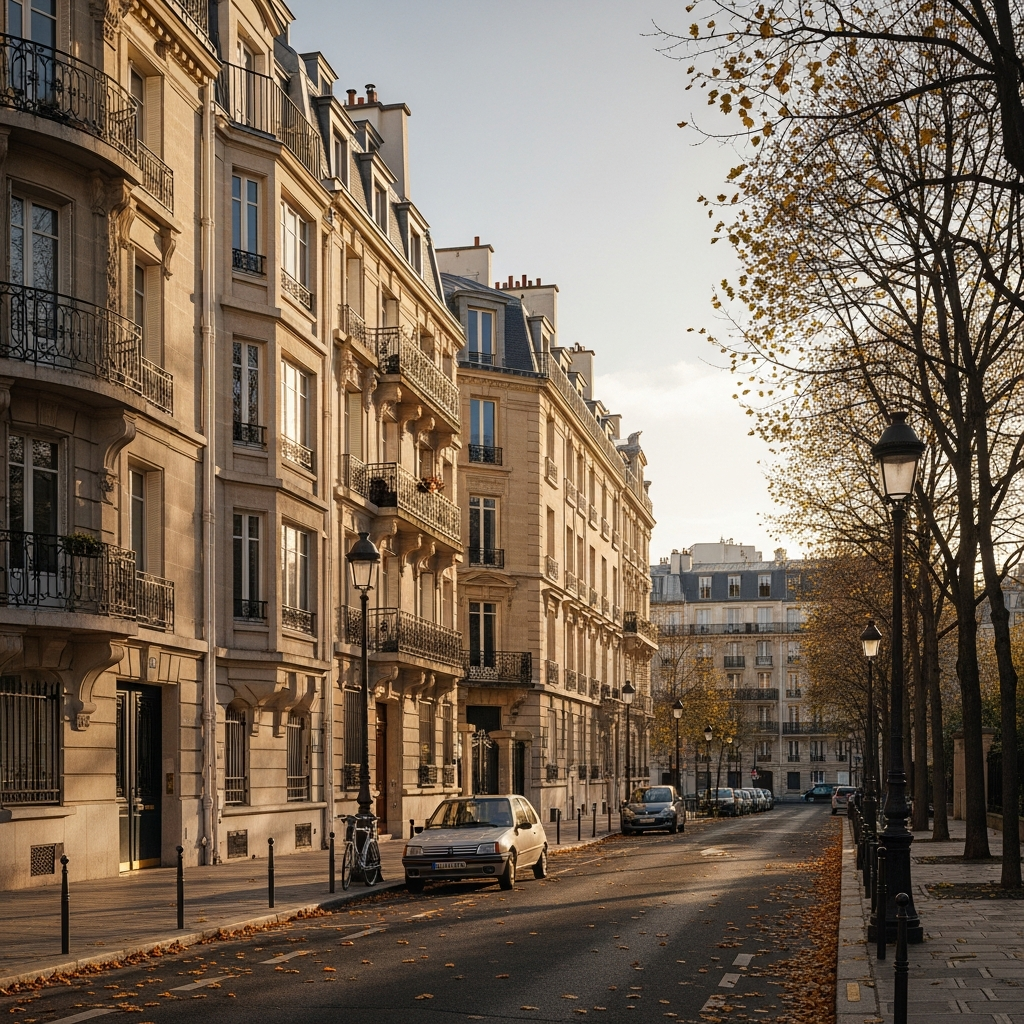 Aménagement paysager autour du périphérique nord avec vue sur des immeubles résidentiels