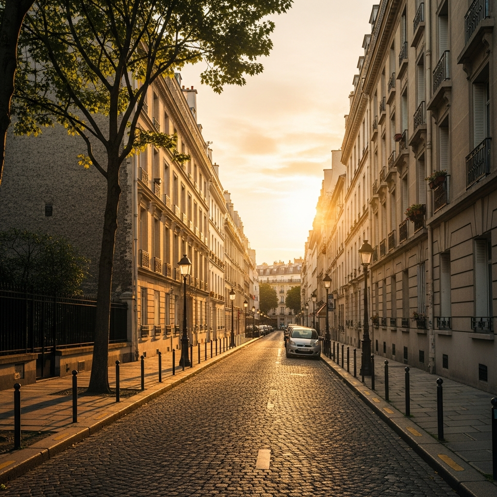 Façade d'une maison typique du 18e arrondissement de Paris pour une estimation immobilière