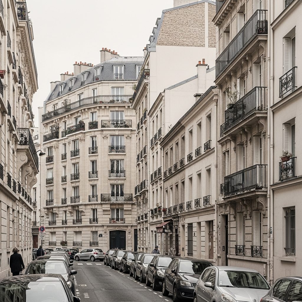 Graphique illustrant la résilience des petites surfaces face à la baisse du marché immobilier