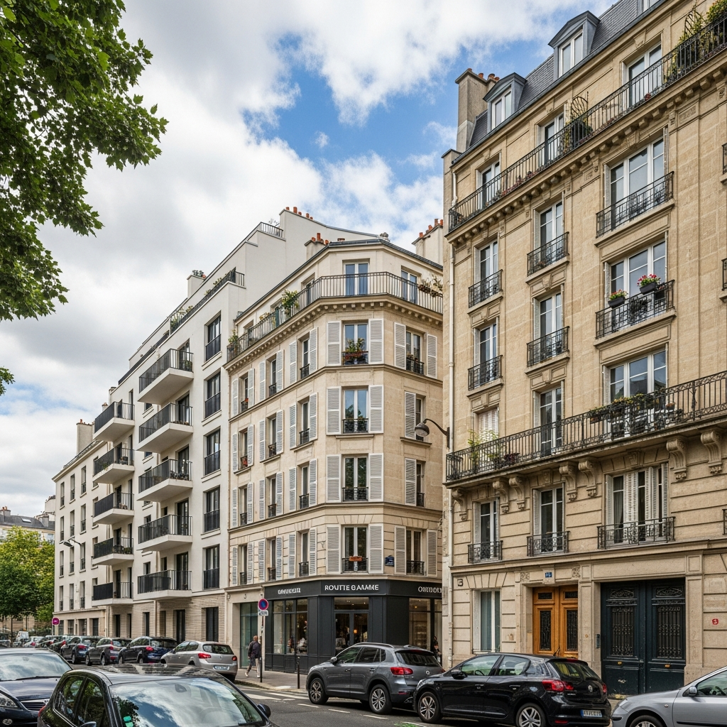 Vue du quartier Amiraux-Simplon montrant la mixité sociale et la montée en gamme progressive.