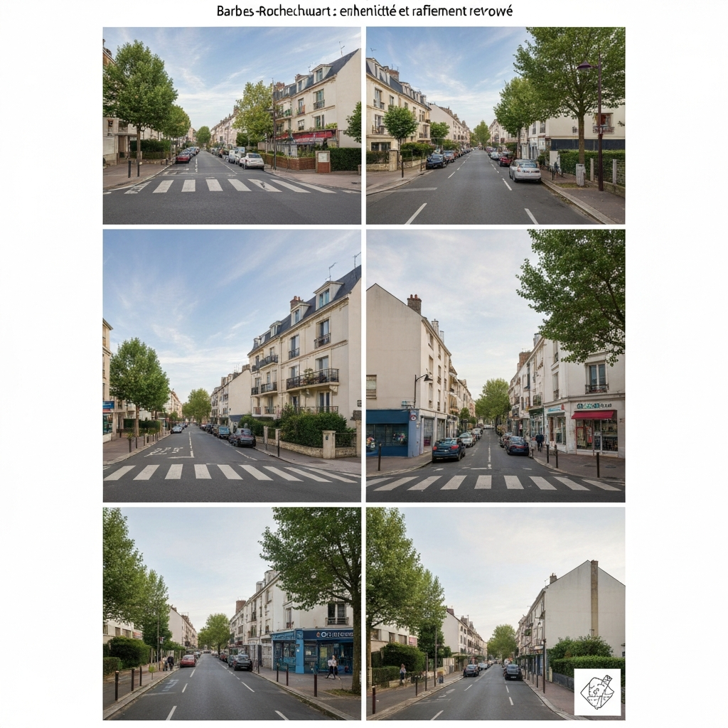Vue de Barbes-Rochechouart montrant l'équilibre entre authenticité et raffinement