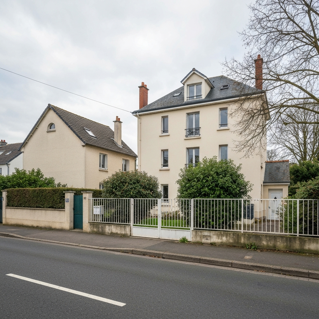 Vue aérienne du Campus Condorcet et ses environs dans le 18e arrondissement de Paris