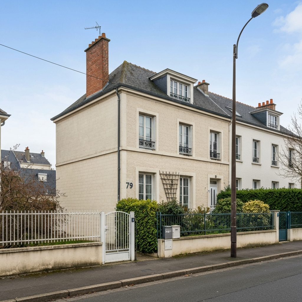 Vue aérienne de la Porte de Clignancourt avec des immeubles résidentiels en arrière-plan