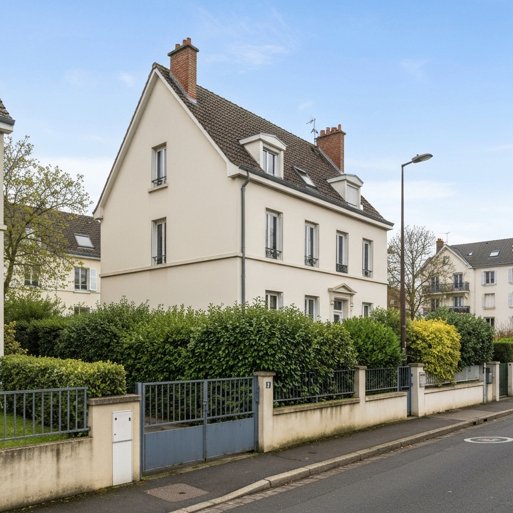 Vue aérienne de la Porte de la Chapelle montrant les travaux de requalification urbaine