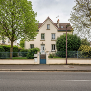 Vue d'une copropriété typique du 18e arrondissement illustrant l'esprit collectif et la stabilité communautaire.