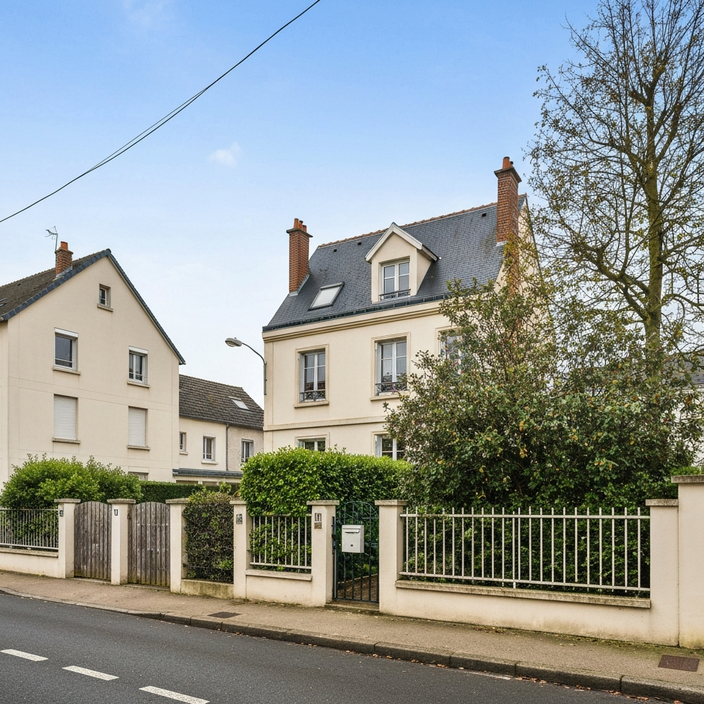 Vue de maisons de ville du 18e siècle, idéales pour les investisseurs
