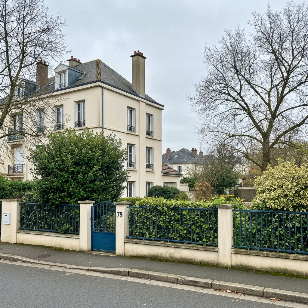 Vue des nouveaux espaces verts autour de la Porte de la Chapelle avec des arbres et des chemins piétonniers